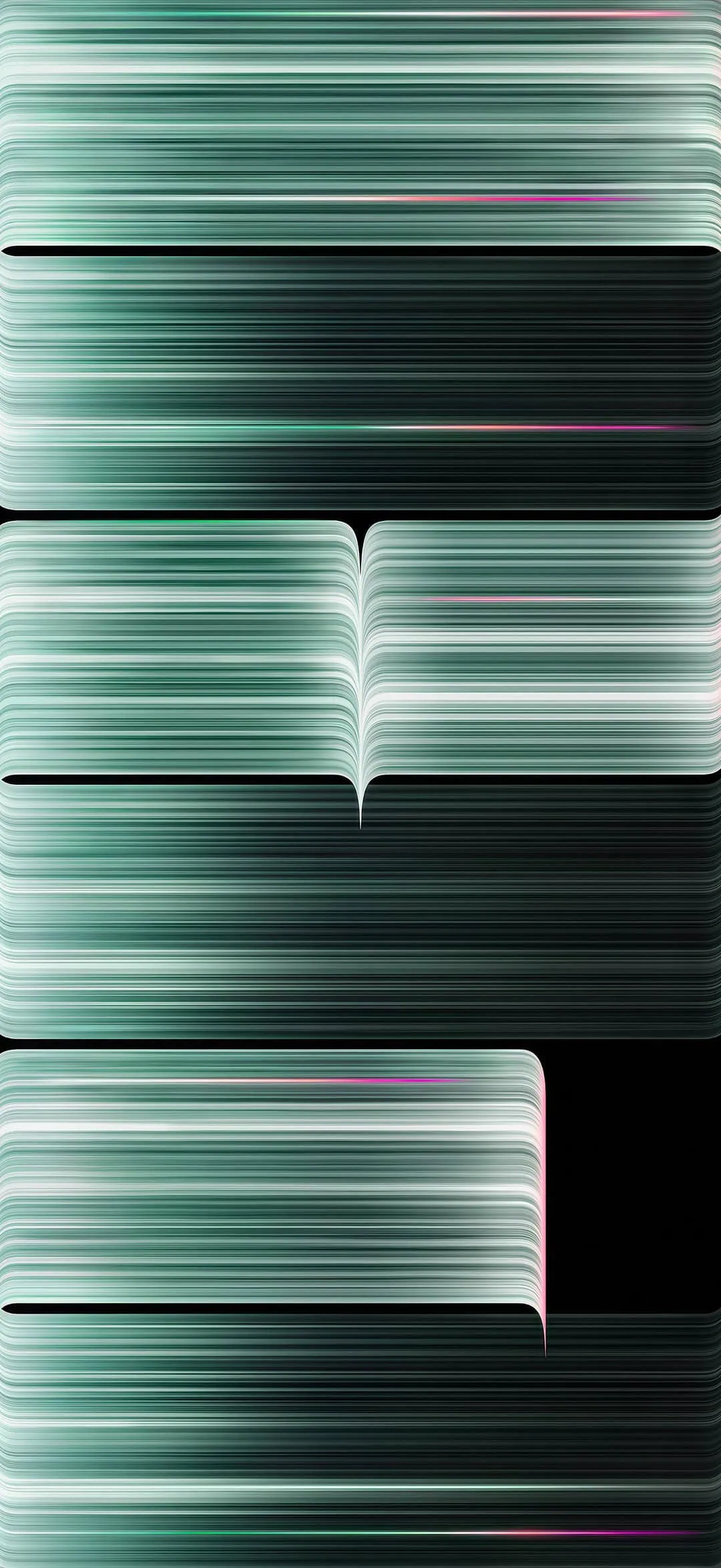 MacBook Pro 2026 Teal light streaks wallpaper for iPhone and Android