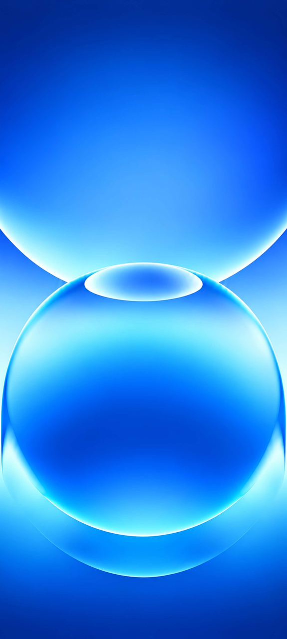 Honor MagicOS 11 liquid glass blue Wallpaper