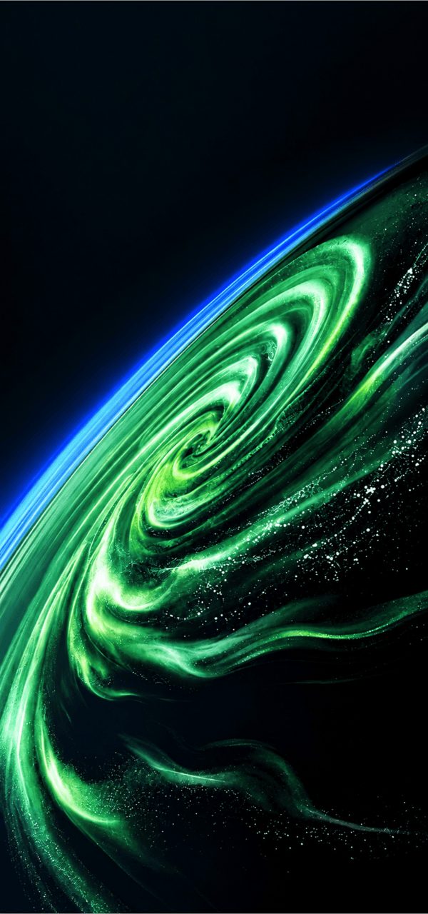 OnePlus 16 stock wallpaper planet green