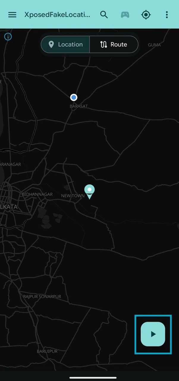 spoof Android device location on Android with XposedFakeLocation
