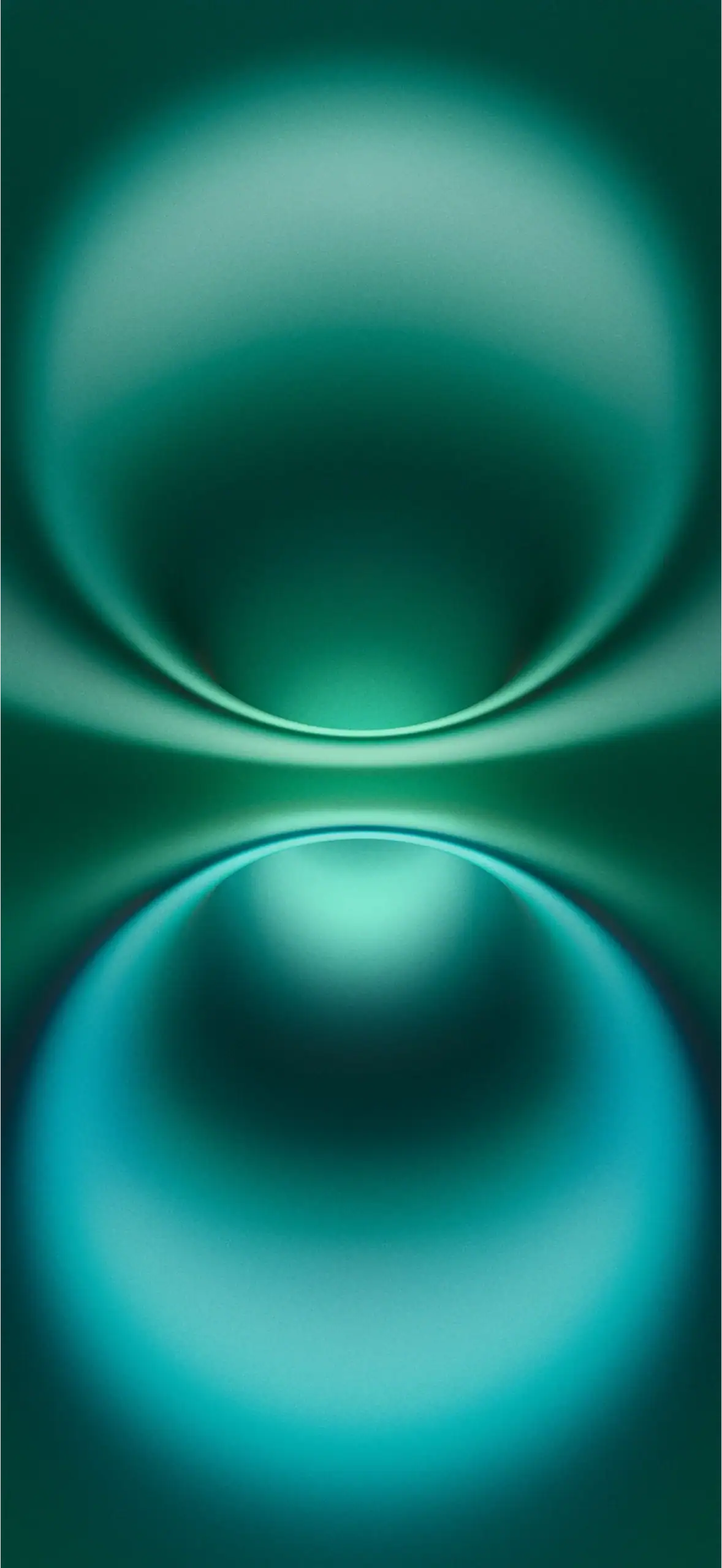 iPhone 16 teal wallpaper preview